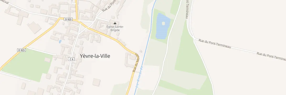 Plan du 11 Rue du Moulin à Yèvre-la-Ville