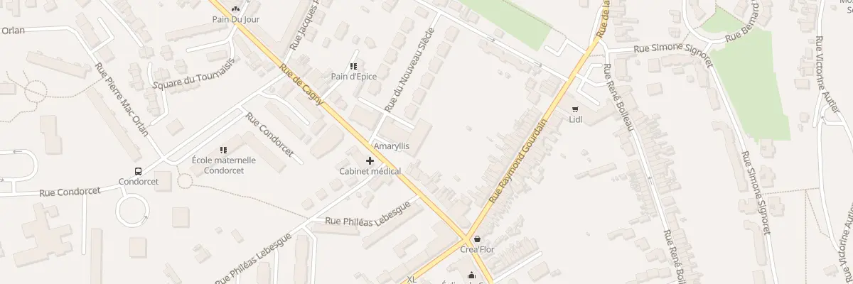 Plan du 503 Rue de Cagny à Amiens