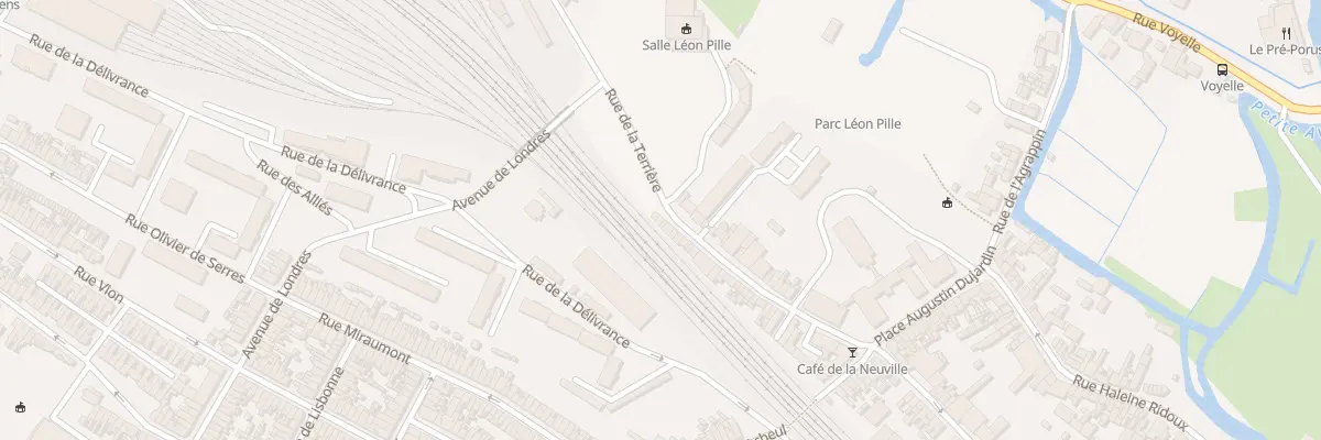 Plan du 2 Rue de la Terrière à Amiens