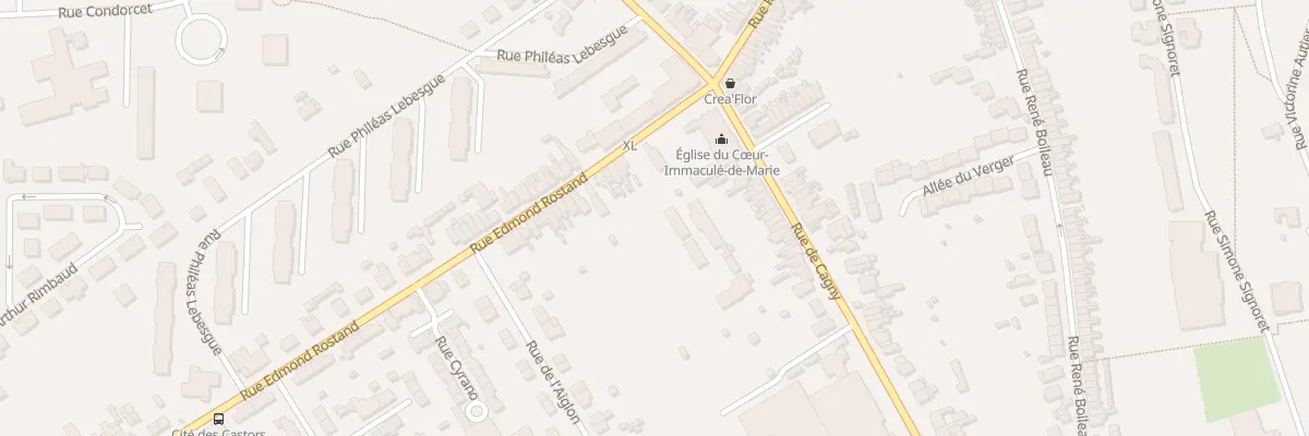 Plan du 29 Rue Edmond Rostand à Amiens
