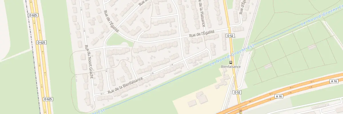 Plan du 4 Rue de la Bienfaisance à Dunkerque