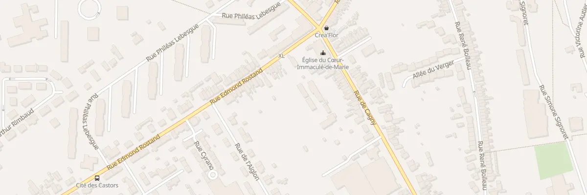 Plan du 31 Rue Edmond Rostand à Amiens