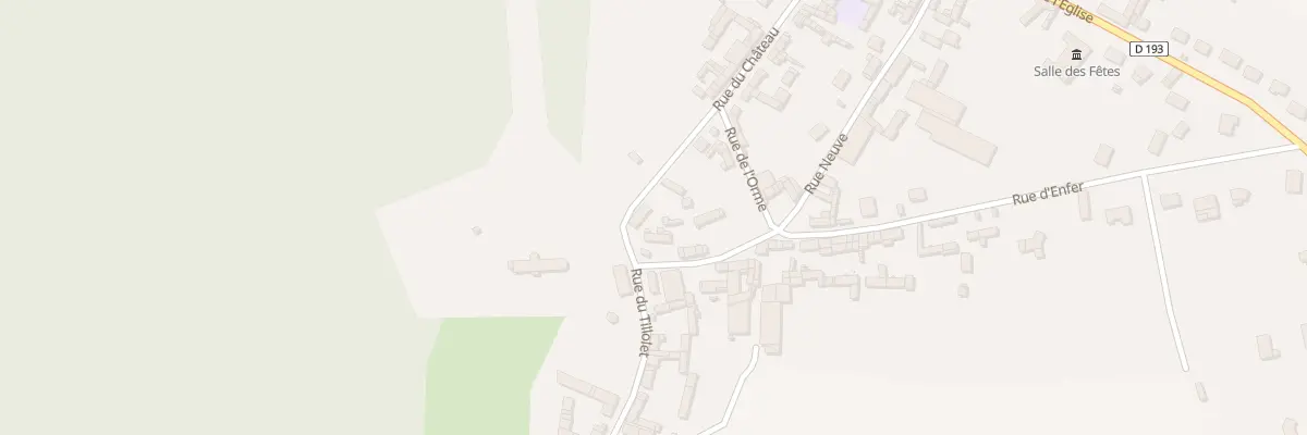Plan du 33 Rue du Château à Chaussoy-Epagny