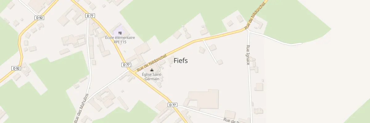 Plan du 2C Rue de Nédonchel à Fiefs