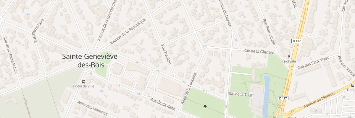 Plan du 123 Rue Franklin à Sainte-Geneviève-des-Bois