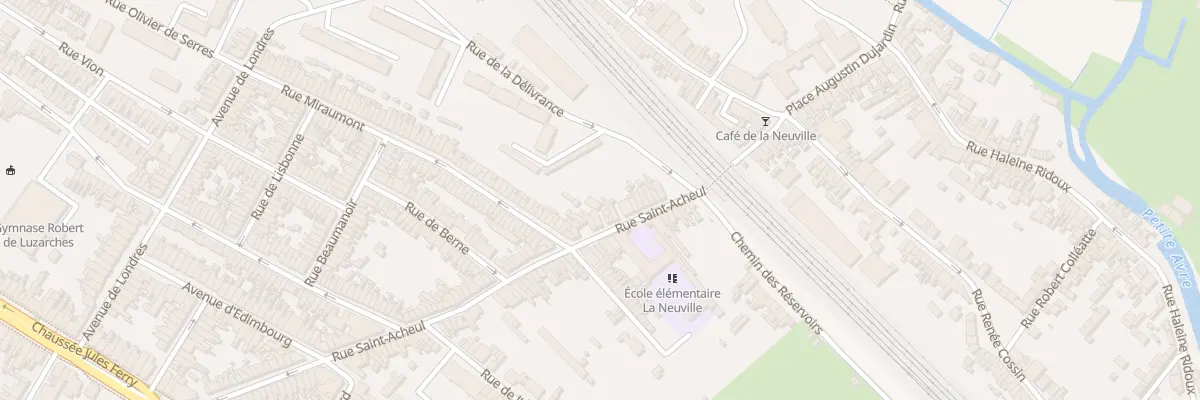 Plan du 121 Rue Saint-Acheul à Amiens