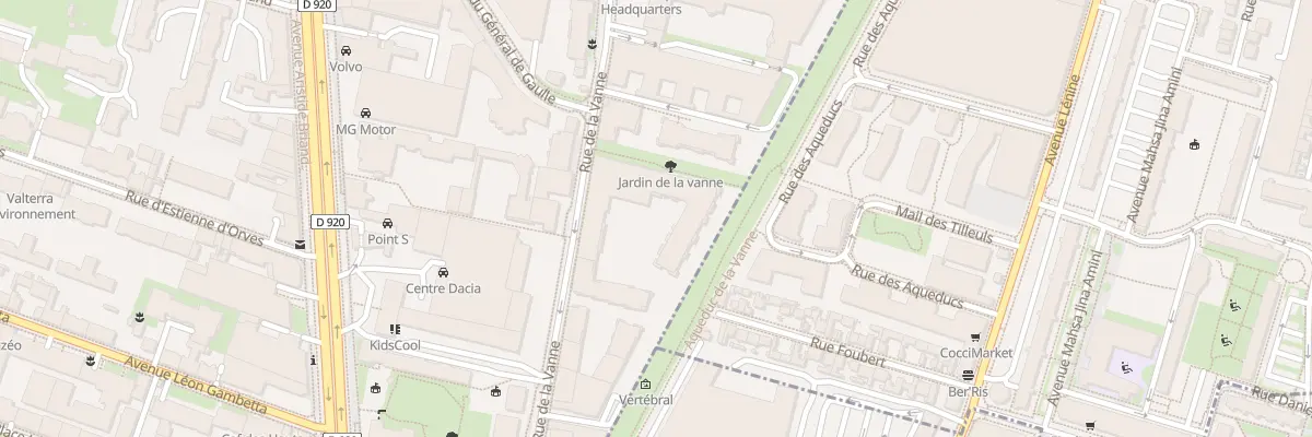 Plan du 35 Rue de la Vanne à Montrouge
