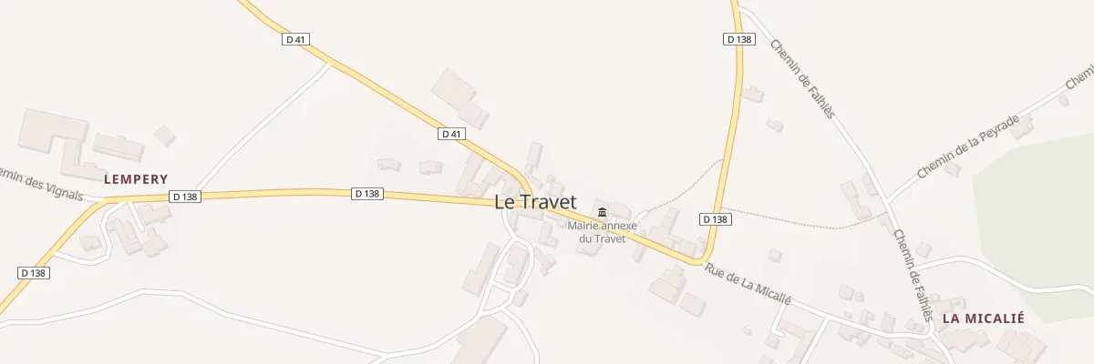 Plan du 1 Rue de la Mairie à Terre-de-Bancalié