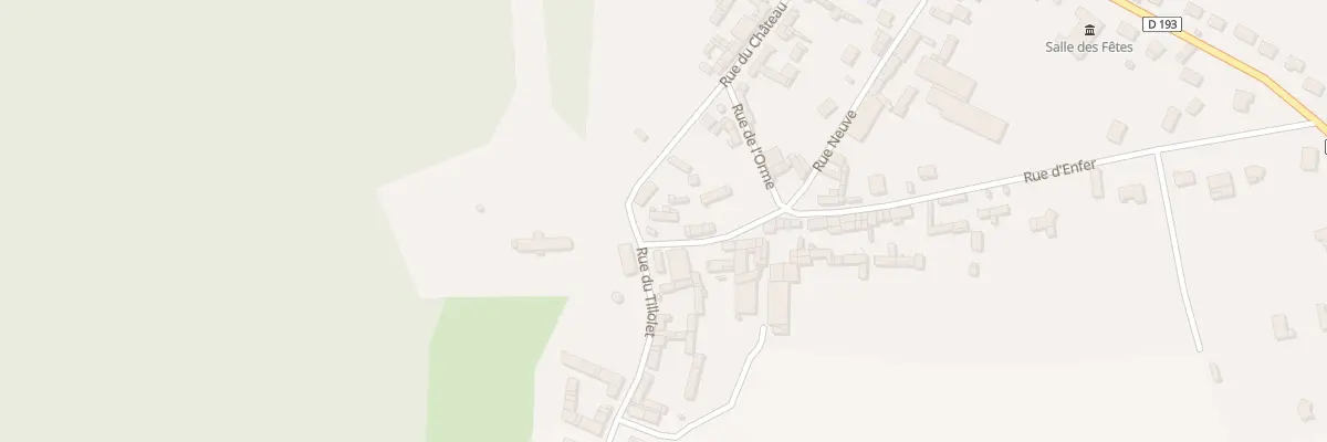 Plan du 1 Rue d’Enfer à Chaussoy-Epagny