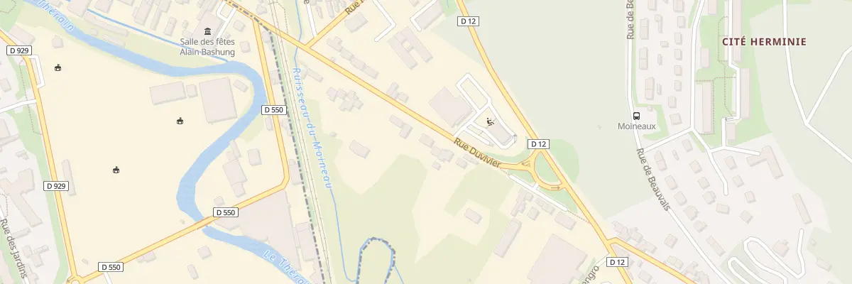 Plan du 739 Rue Duvivier à Bury