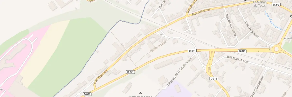 Plan du 107 Rue d’Hesdin à Saint-Pol-sur-Ternoise