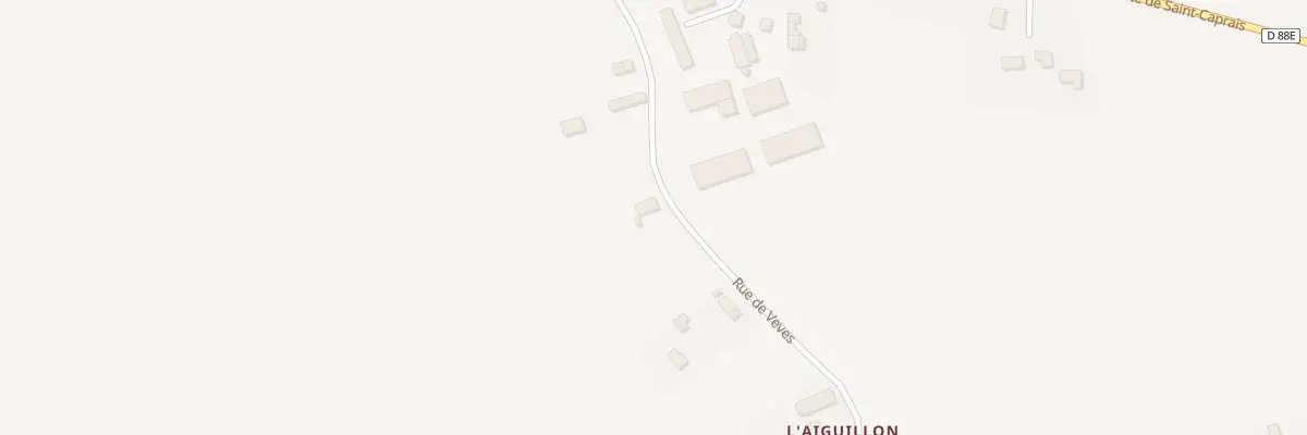 Plan du 29 Rue de Veves à Arçay