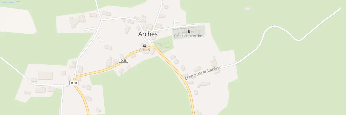 Plan du 5059 Le Bourg à Arches