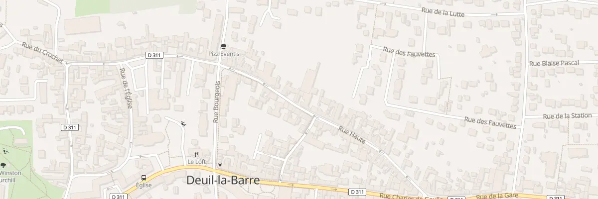 Plan du 67 Rue Haute à Deuil-la-Barre