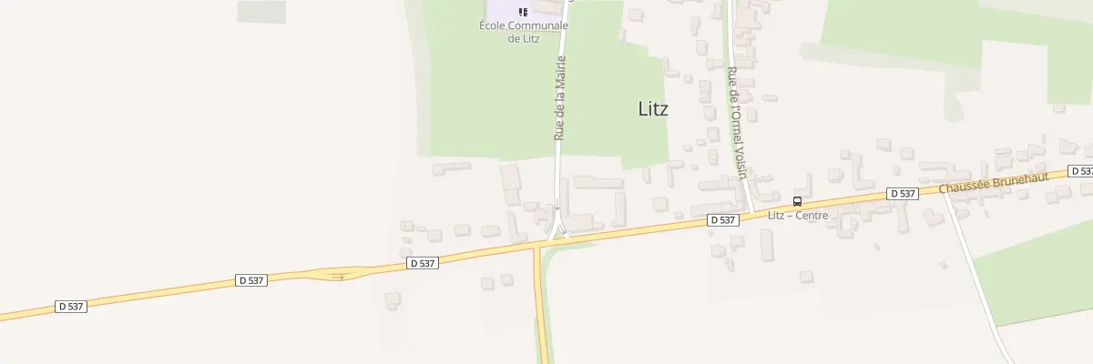 Plan du 21 Chs Brunehaut à Litz