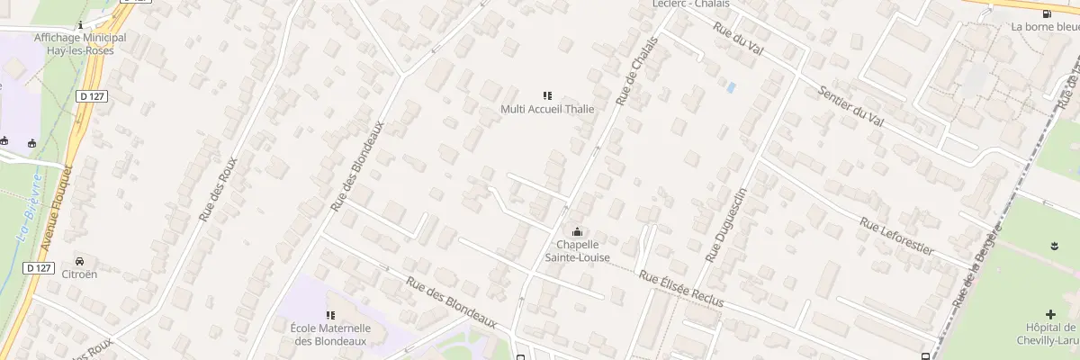 Plan du 56 Rue de Chalais à L’Haÿ-les-Roses