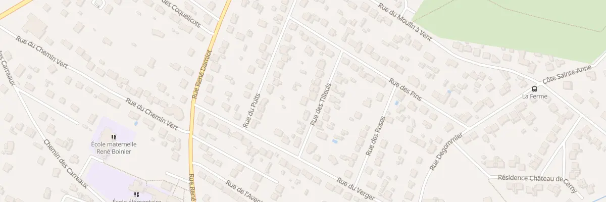 Plan du 7 Rue des Tilleuls à Cerny