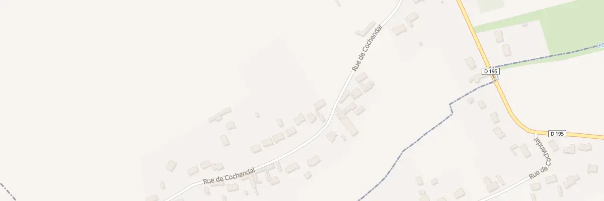 Plan du 22 Rue de Cochendal à Quiestède