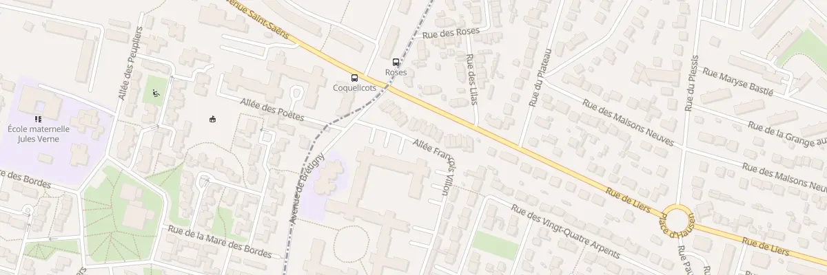 Plan du 12 Rue Res des Coquelicots à Sainte-Geneviève-des-Bois