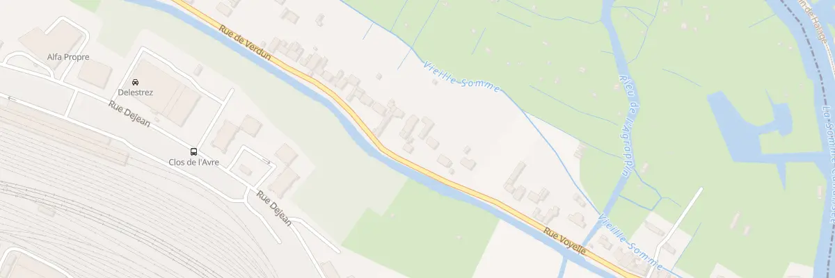 Plan du 1 Rue Voyelle à Amiens