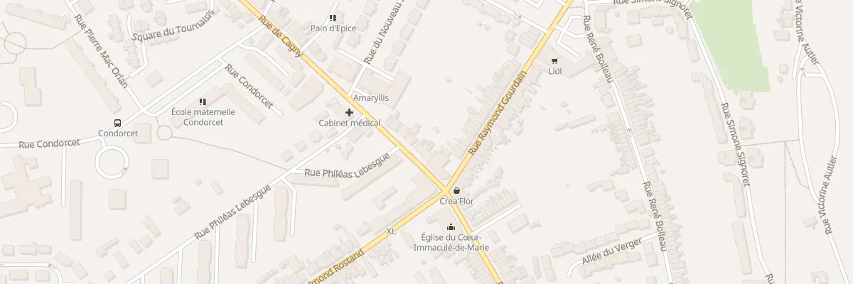 Plan du 511 Rue de Cagny à Amiens