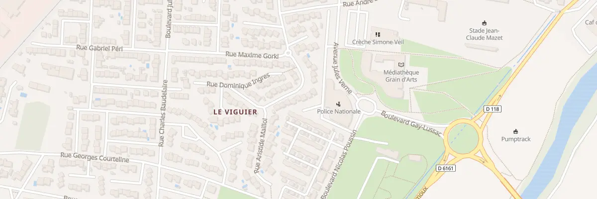Plan du 24 Rue Henri Matisse à Carcassonne