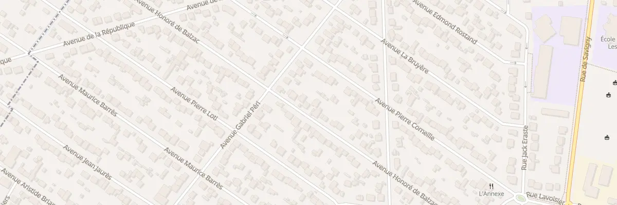 Plan du 54 Av de Balzac à Morangis