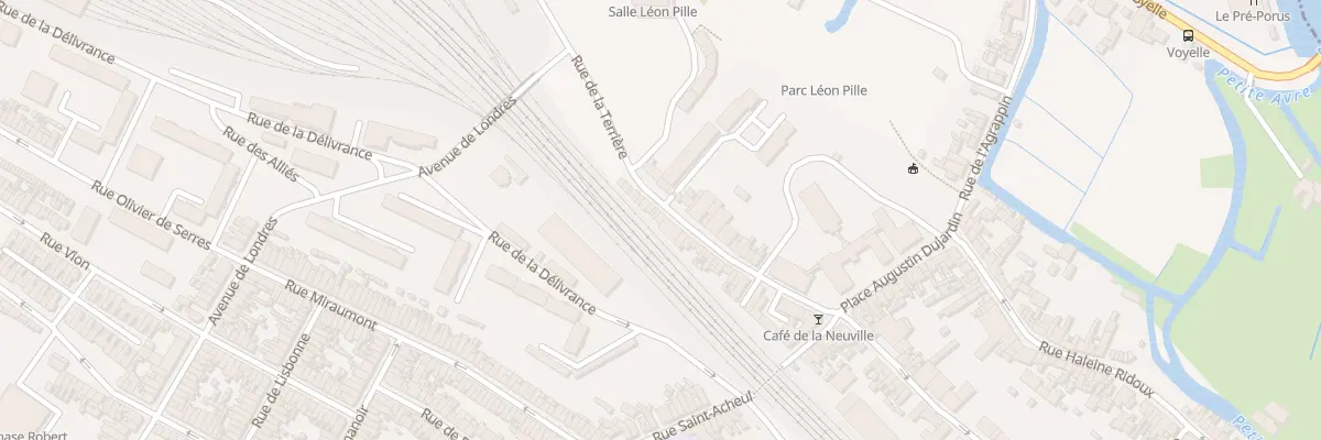 Plan du 10 Rue de la Terrière à Amiens