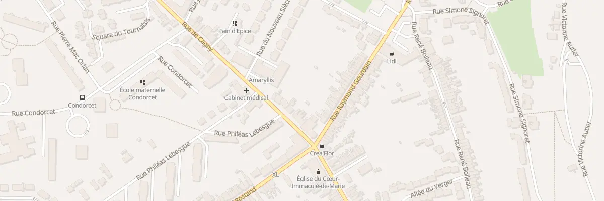 Plan du 509 Rue de Cagny à Amiens