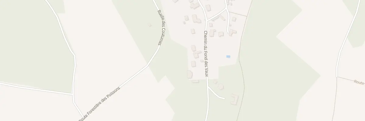 Plan de Che du Fond des Vaux à Noisy-sur-Oise