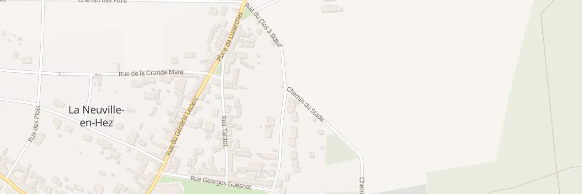 Plan du 44 Rue du Clos à Boeuf à La Neuville-en-Hez