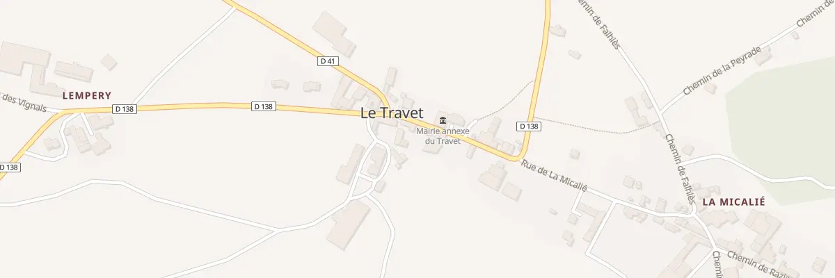 Plan du 4 Rue de la Mairie à Terre-de-Bancalié