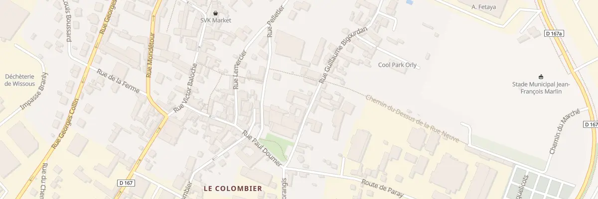 Plan du 5 Rue Guillaume Bigourdan à Wissous