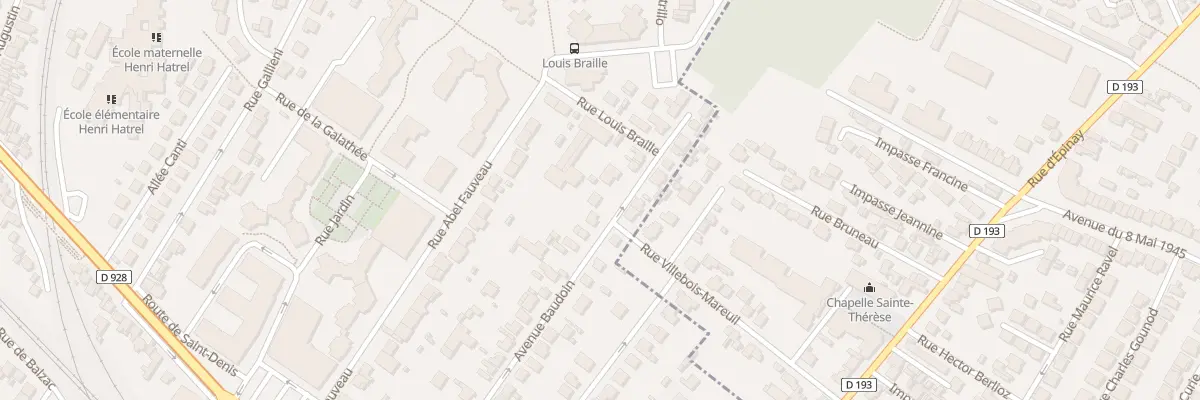 Plan du 43 Av Baudoin à Deuil-la-Barre