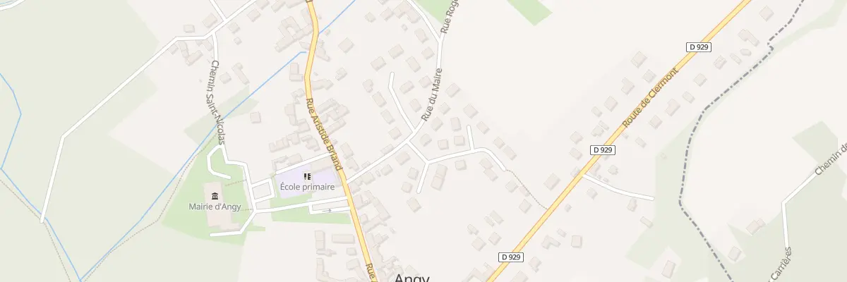 Plan du 92 Rue du Maire à Angy