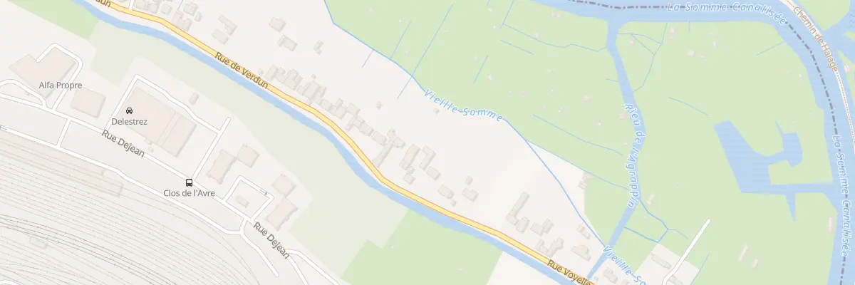 Plan du 521 Rue de Verdun à Amiens