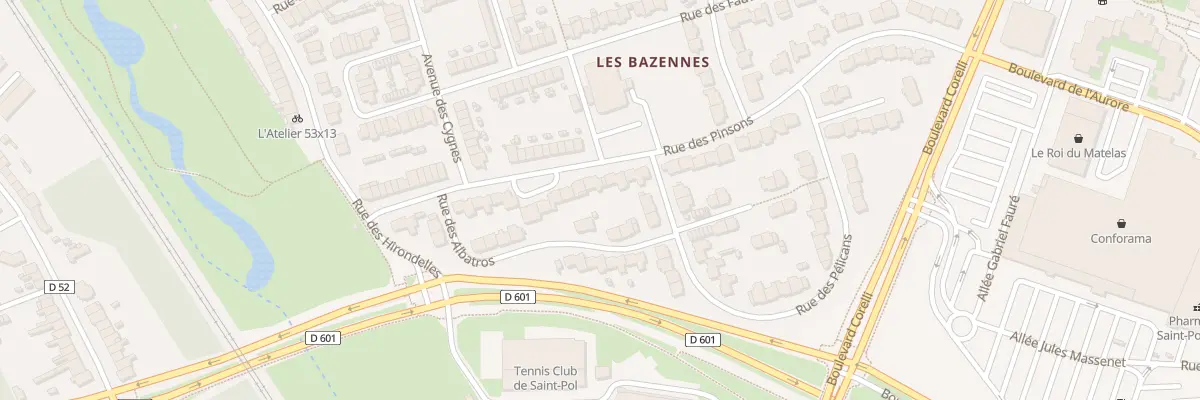 Plan du 20 Rue des Pinsons Saint Pol à Dunkerque