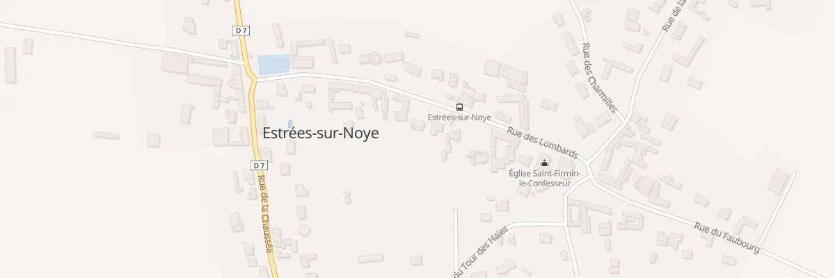 Plan du 13 Rue des Lombards à Estrées-sur-Noye