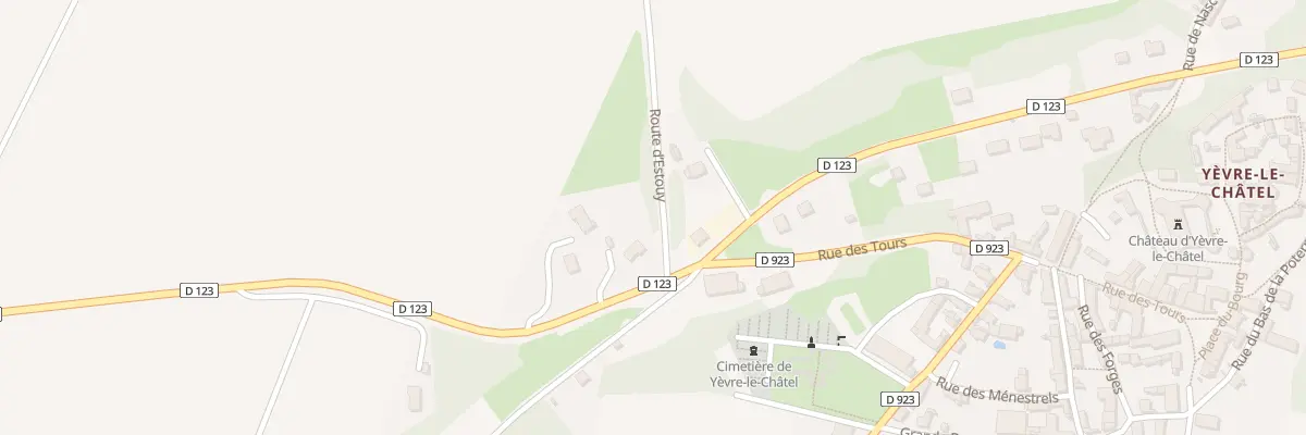 Plan du 18 Rue de Pithiviers à Yèvre-la-Ville