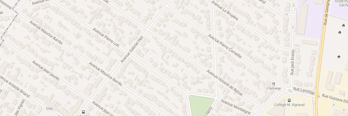 Plan du 45 Av de Balzac à Morangis