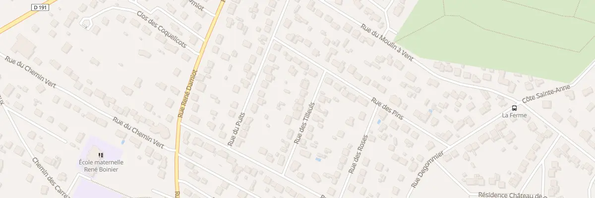 Plan du 13 Rue des Tilleuls à Cerny
