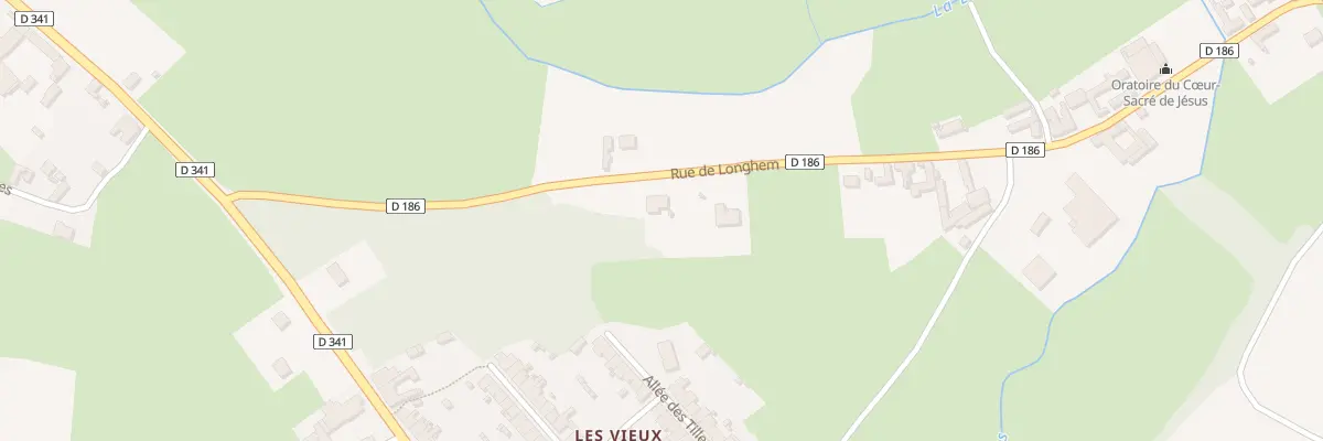 Plan du 630 Rue de Longhem à Estrée-Blanche