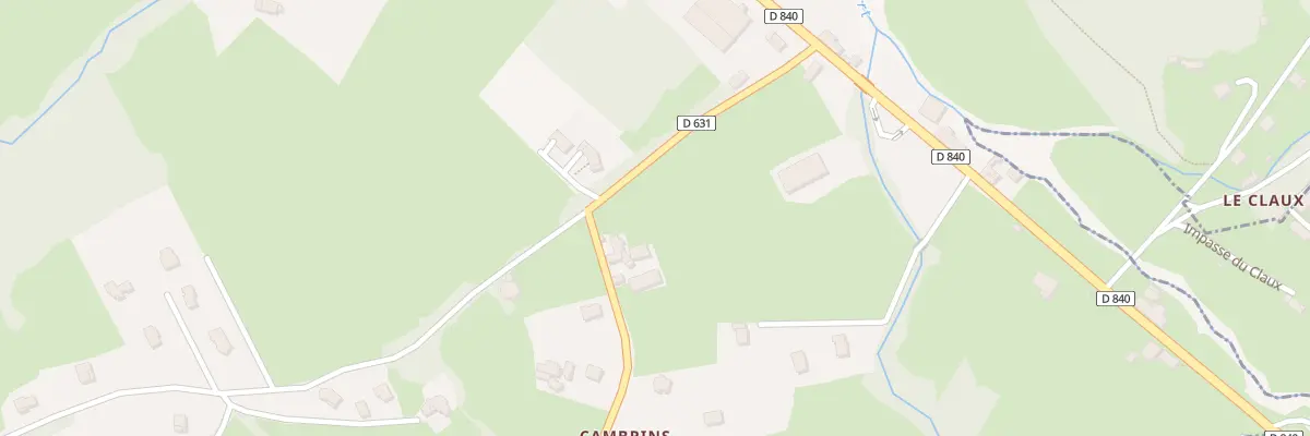 Plan du 5792 Cambrins à Firmi
