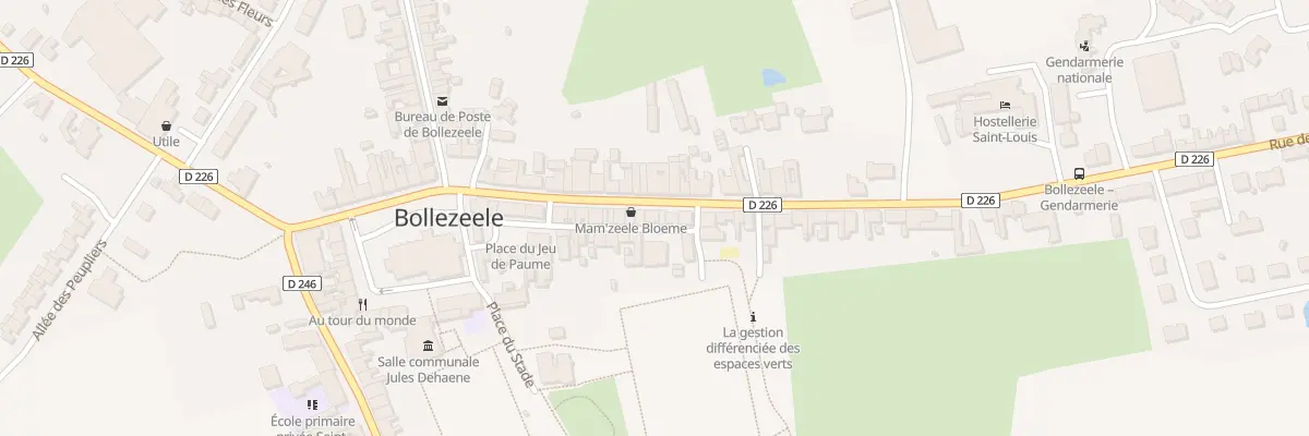 Plan du 24B Rue de l’Eglise à Bollezeele