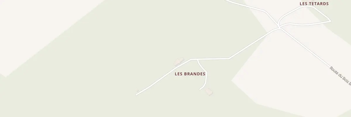 Plan du 118 Les Brandes à Presly