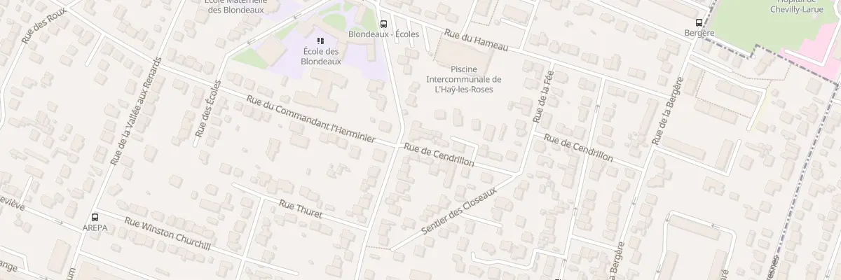 Plan du 95 Rue de Chalais à L’Haÿ-les-Roses