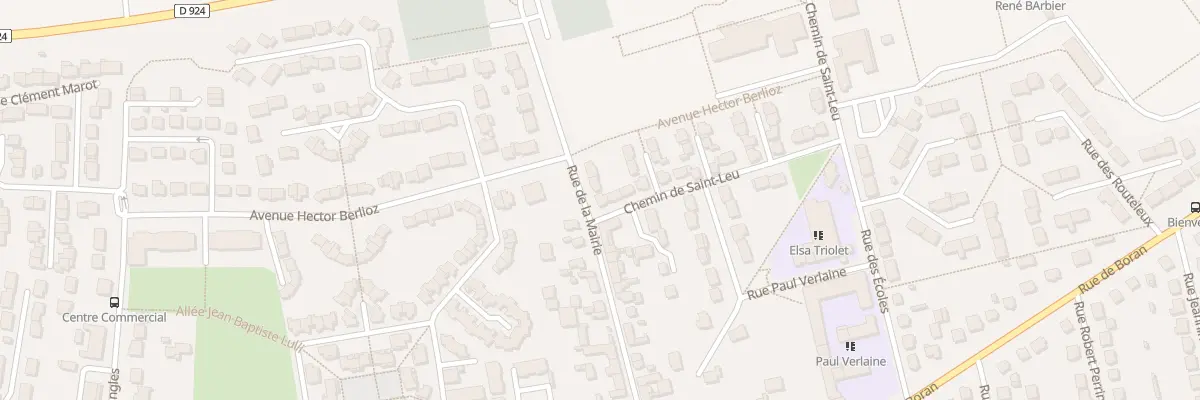 Plan du 8 Che de Saint-leu à Bruyères-sur-Oise