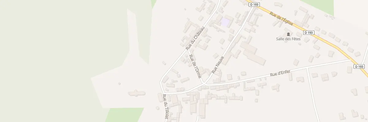 Plan du 27 Rue du Château à Chaussoy-Epagny