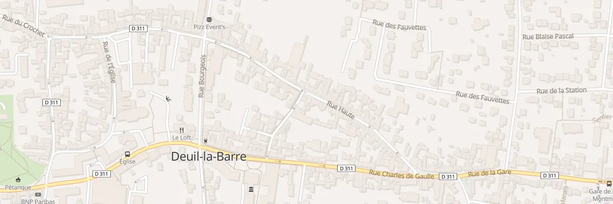 Plan du 52 Rue Haute à Deuil-la-Barre