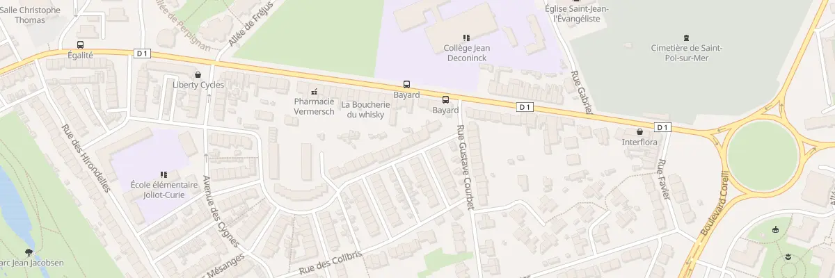 Plan du 3 Rue des Rossignols Saint Pol à Dunkerque